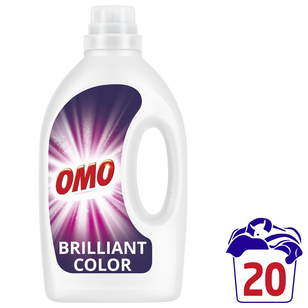 Omo Brilliant Colour 6x1L - Til farvet vasketøj